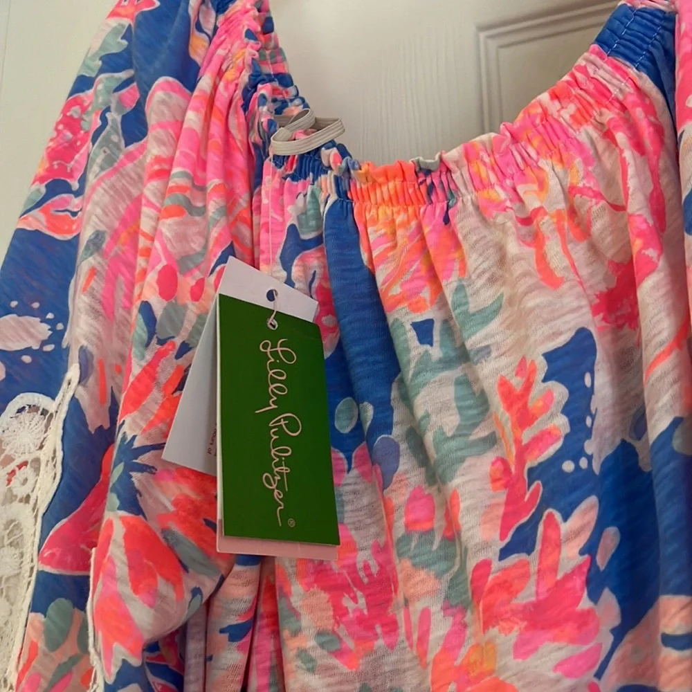 Lilly Pulitzer Zaylee off the shoulder top - Picture 7 of 9